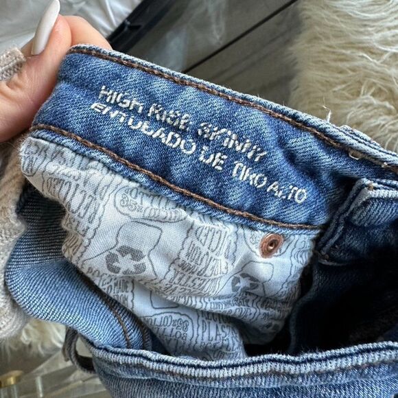 Wild Fable High Rise Distressed Skinny Jeans - Size 00 - Picture 4 of 10